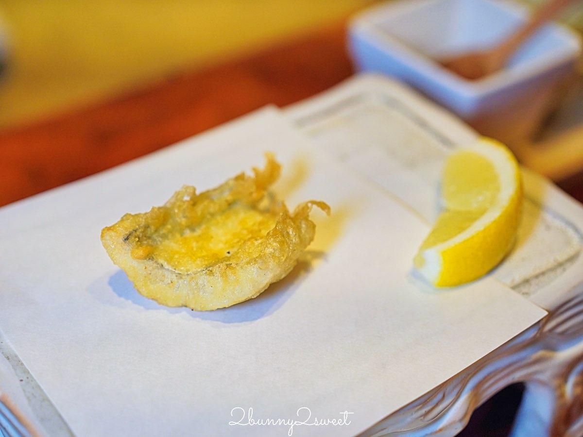 大阪美食【天婦羅天山】法善寺橫丁米其林等級天婦羅：現炸職人秀 × 嚴選旬味食材 × 二樓清酒吧 AWA 氛圍滿點！ @兔兒毛毛姊妹花
