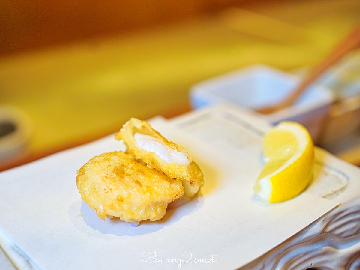 大阪美食【天婦羅天山】法善寺橫丁米其林等級天婦羅：現炸職人秀 × 嚴選旬味食材 × 二樓清酒吧 AWA 氛圍滿點！ @兔兒毛毛姊妹花