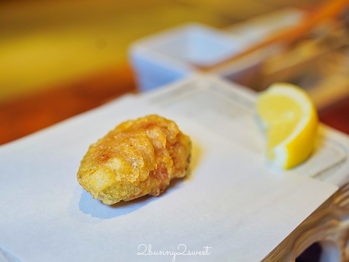 大阪美食【天婦羅天山】法善寺橫丁米其林等級天婦羅：現炸職人秀 × 嚴選旬味食材 × 二樓清酒吧 AWA 氛圍滿點！ @兔兒毛毛姊妹花