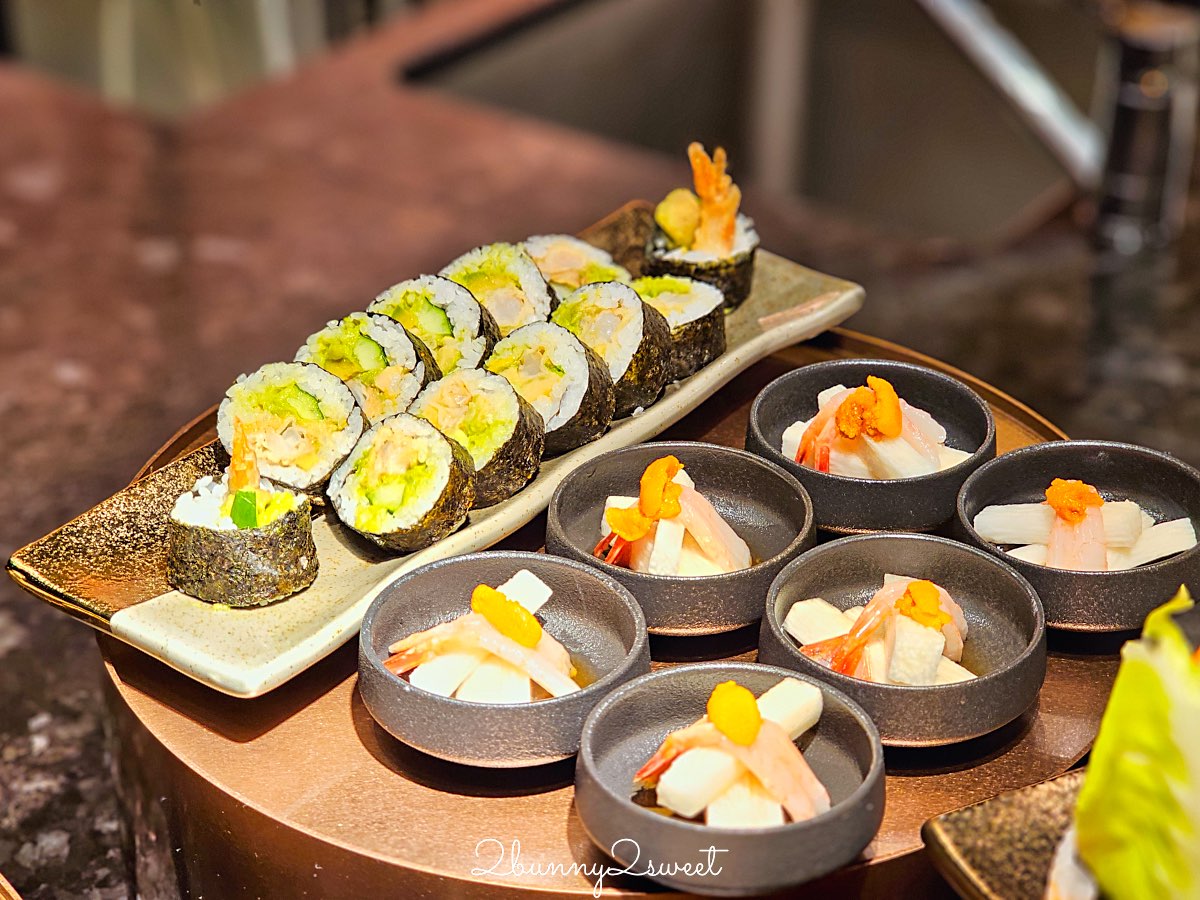 【寒舍艾美探索廚房】全新升級「日料餐檯」！八國料理、十大餐檯、海味珍饈一次吃遍 @兔兒毛毛姊妹花