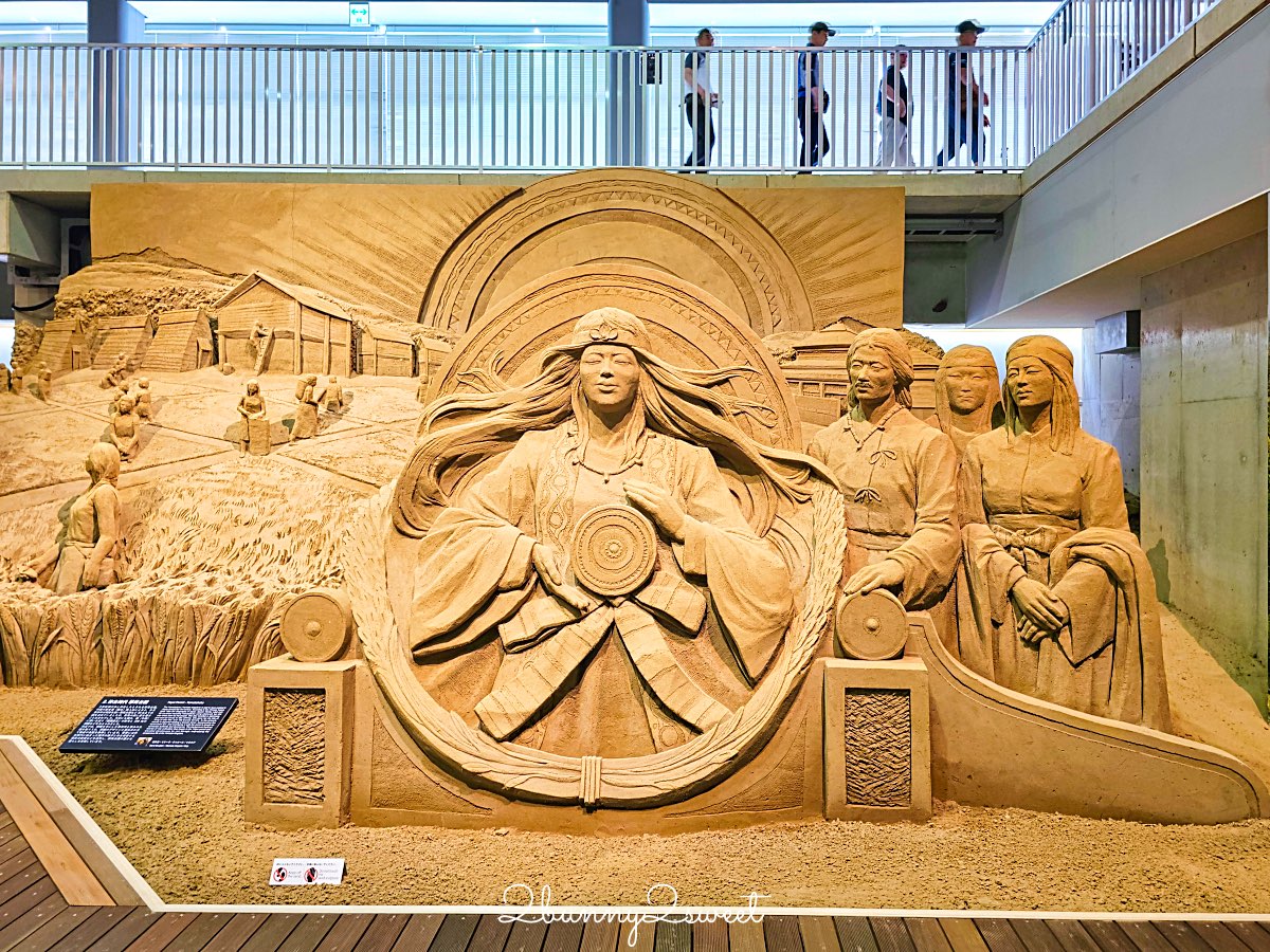 【砂之美術館】鳥取必訪景點：世界唯一室內砂雕美術館！展覽亮點、門票、交通、周邊景點一次看 @兔兒毛毛姊妹花