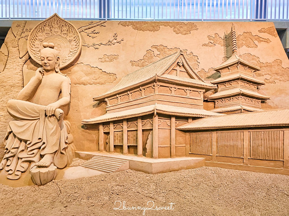 【砂之美術館】鳥取必訪景點：世界唯一室內砂雕美術館！展覽亮點、門票、交通、周邊景點一次看 @兔兒毛毛姊妹花
