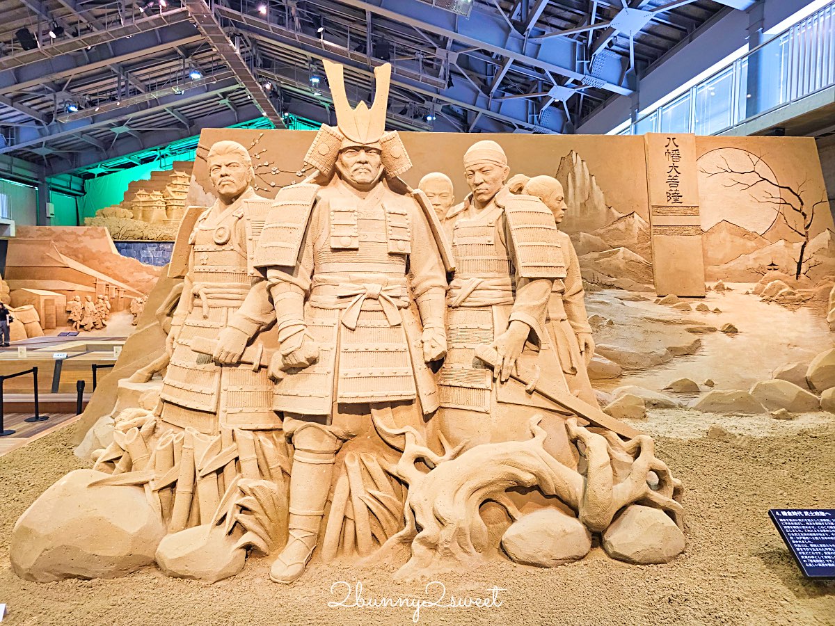 【砂之美術館】鳥取必訪景點：世界唯一室內砂雕美術館！展覽亮點、門票、交通、周邊景點一次看 @兔兒毛毛姊妹花