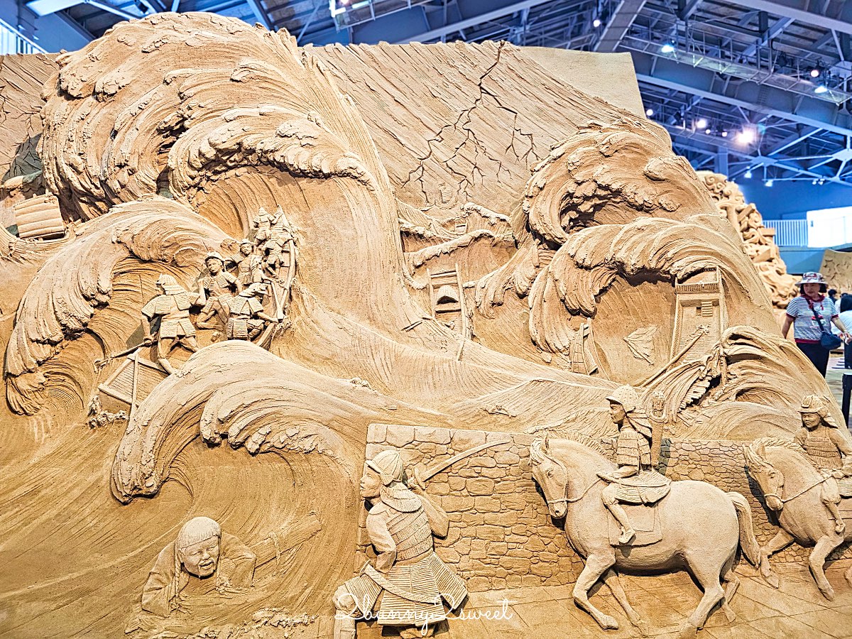 【砂之美術館】鳥取必訪景點：世界唯一室內砂雕美術館！展覽亮點、門票、交通、周邊景點一次看 @兔兒毛毛姊妹花