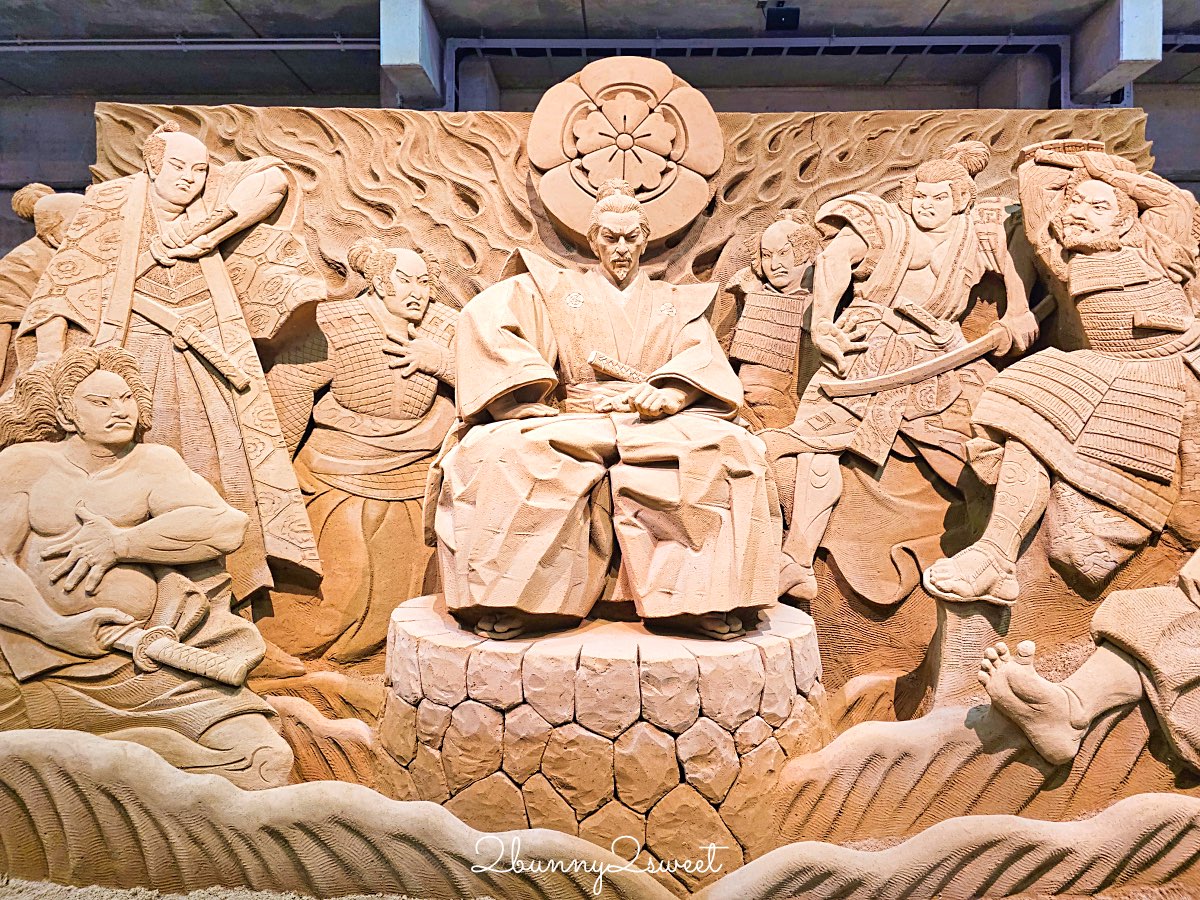 【砂之美術館】鳥取必訪景點：世界唯一室內砂雕美術館！展覽亮點、門票、交通、周邊景點一次看 @兔兒毛毛姊妹花