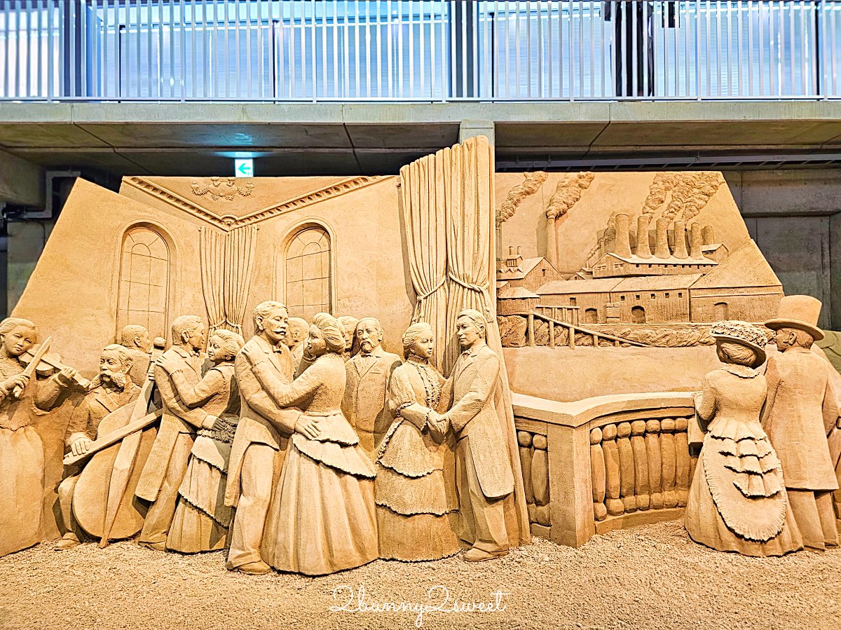 【砂之美術館】鳥取必訪景點：世界唯一室內砂雕美術館！展覽亮點、門票、交通、周邊景點一次看 @兔兒毛毛姊妹花