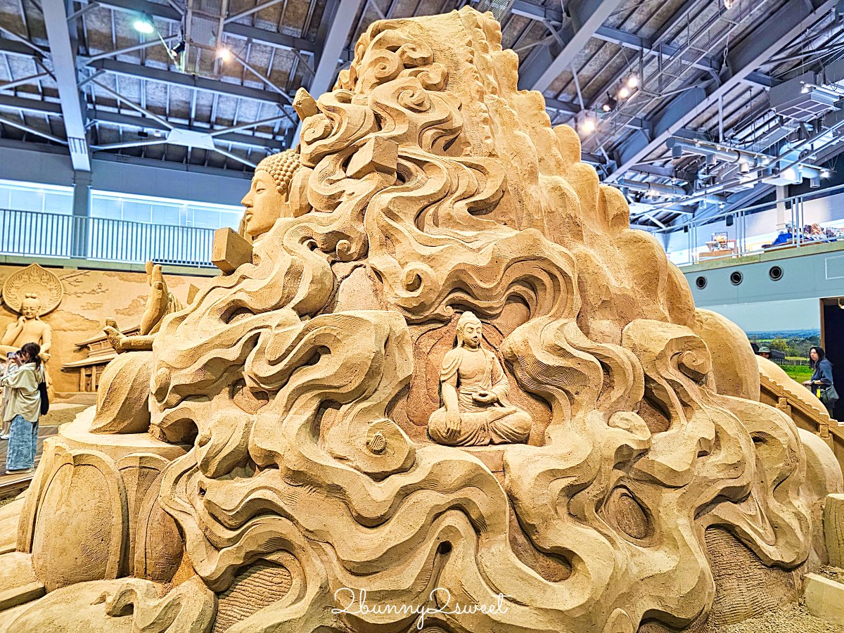 【砂之美術館】鳥取必訪景點：世界唯一室內砂雕美術館！展覽亮點、門票、交通、周邊景點一次看 @兔兒毛毛姊妹花