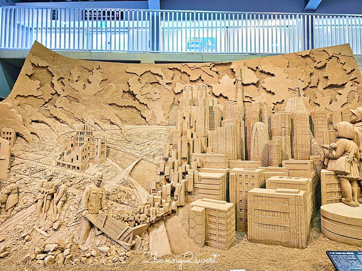 【砂之美術館】鳥取必訪景點：世界唯一室內砂雕美術館！展覽亮點、門票、交通、周邊景點一次看 @兔兒毛毛姊妹花