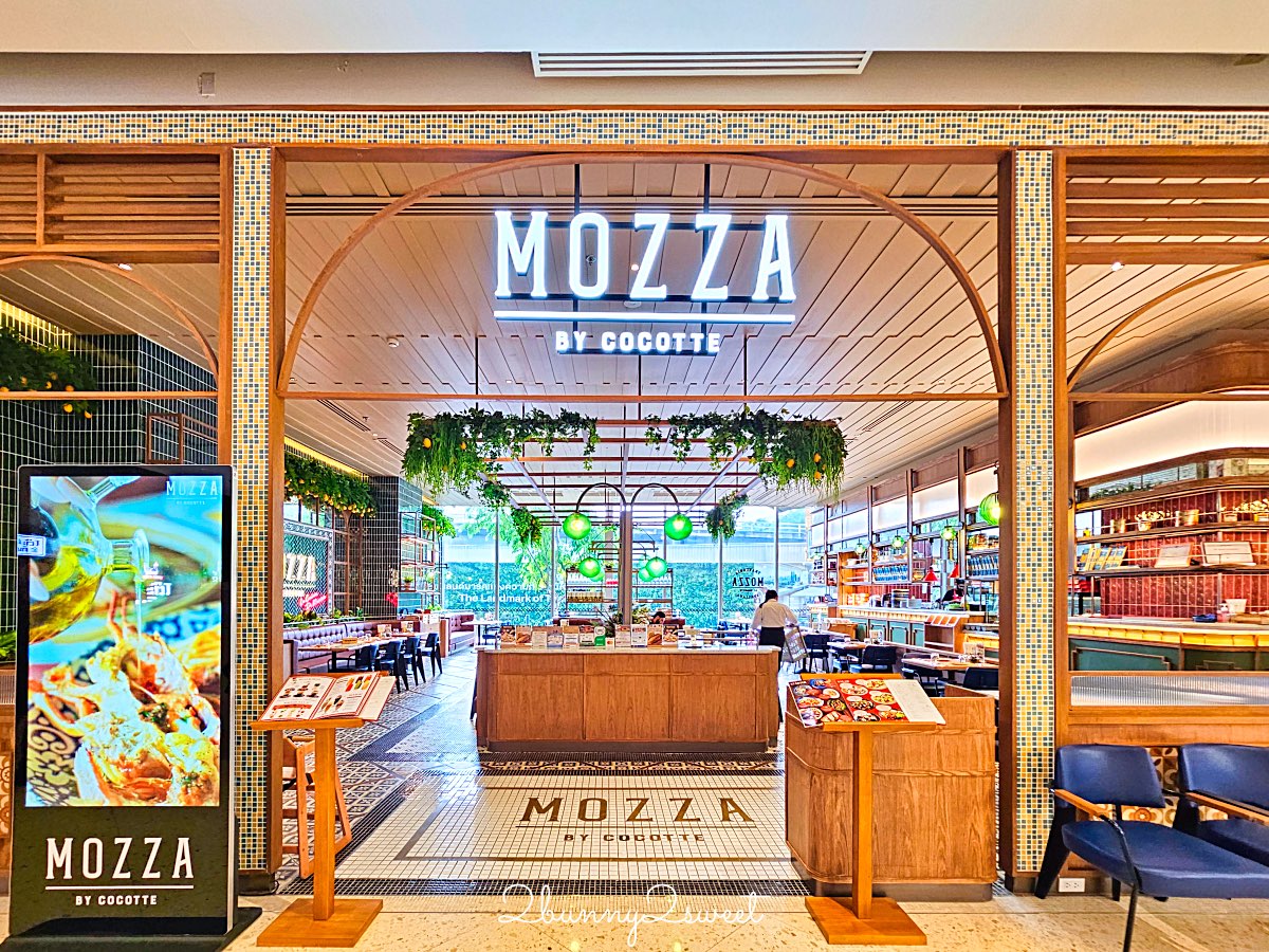 【MOZZA by Cocotte】曼谷 Dusit Central Park 高顏值義式餐廳，美拍環境＋人氣料理一次收集 @兔兒毛毛姊妹花
