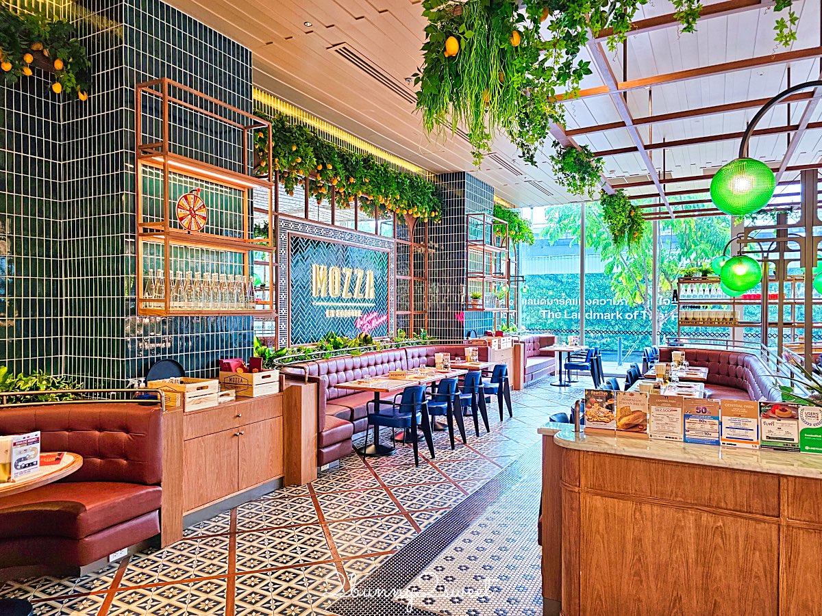 【MOZZA by Cocotte】曼谷 Dusit Central Park 高顏值義式餐廳，美拍環境＋人氣料理一次收集 @兔兒毛毛姊妹花