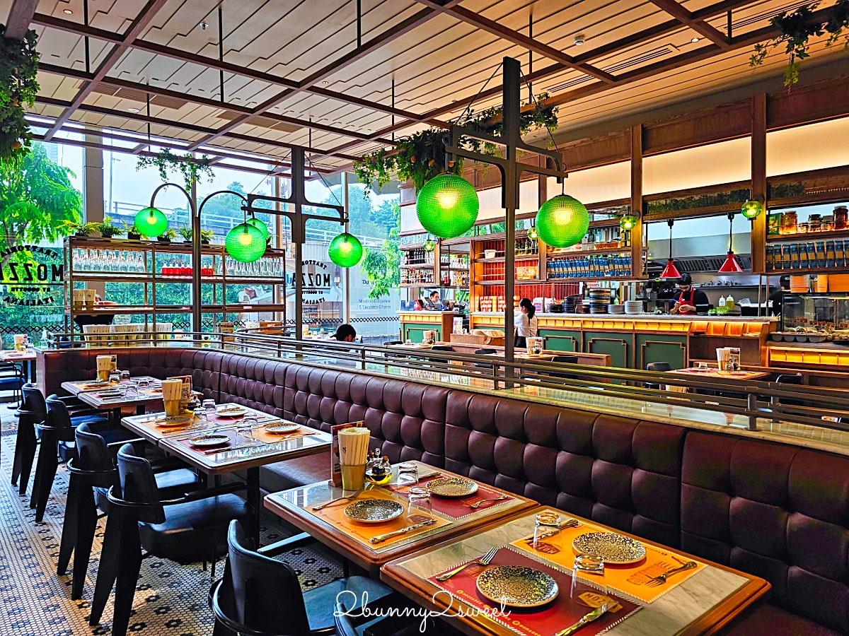 【MOZZA by Cocotte】曼谷 Dusit Central Park 高顏值義式餐廳，美拍環境＋人氣料理一次收集 @兔兒毛毛姊妹花