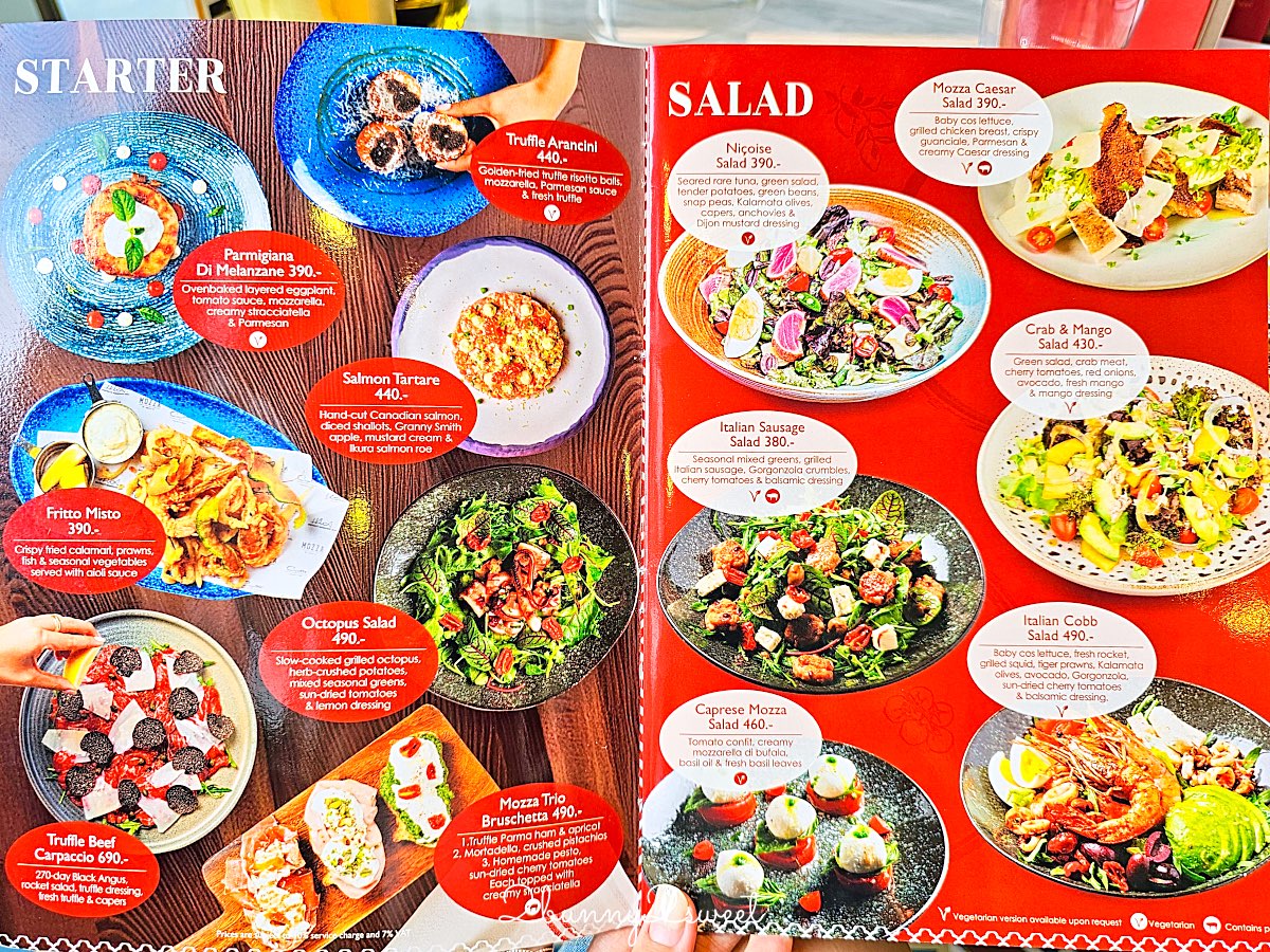 【MOZZA by Cocotte】曼谷 Dusit Central Park 高顏值義式餐廳，美拍環境＋人氣料理一次收集 @兔兒毛毛姊妹花