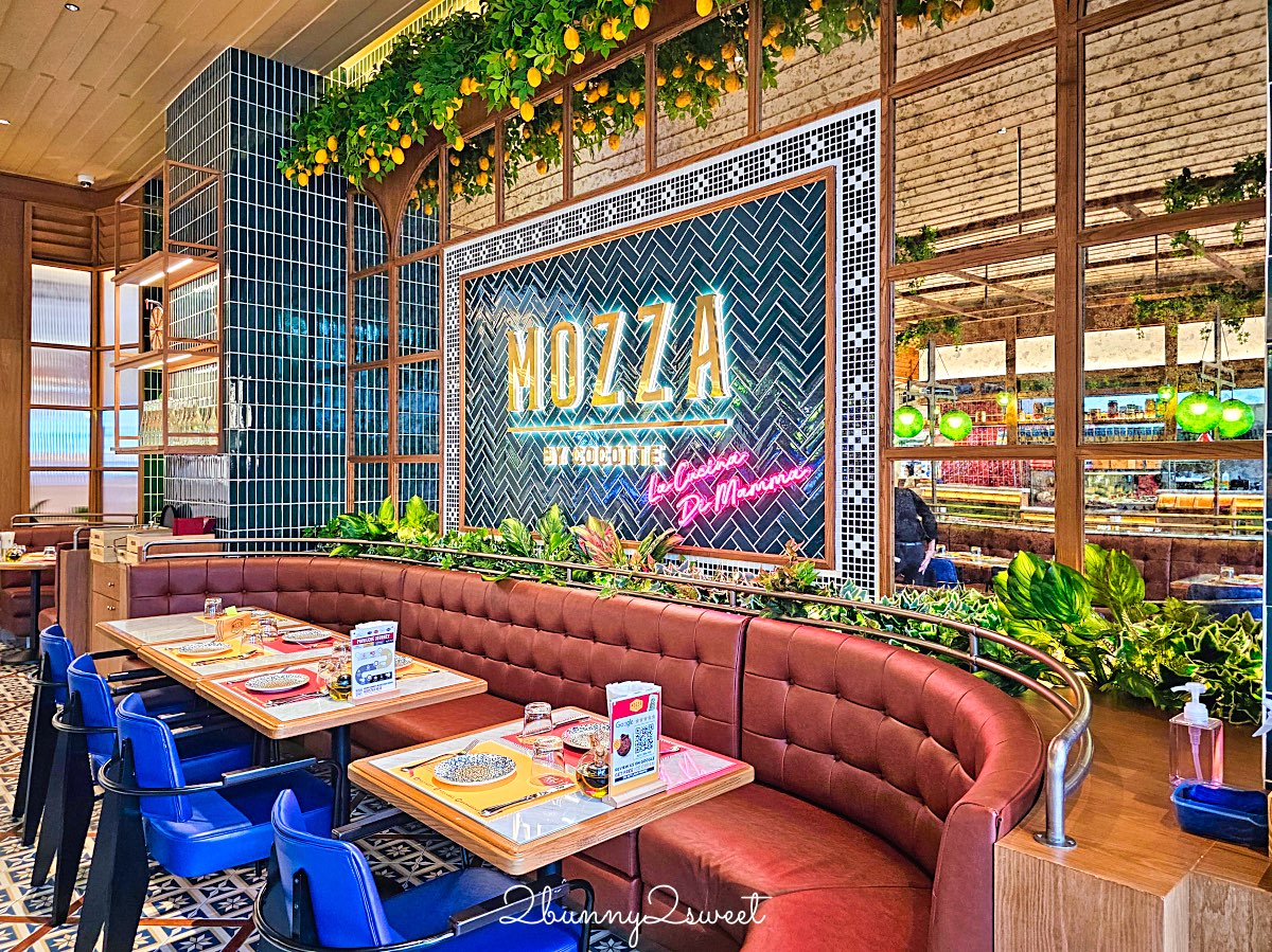 【MOZZA by Cocotte】曼谷 Dusit Central Park 高顏值義式餐廳，美拍環境＋人氣料理一次收集 @兔兒毛毛姊妹花