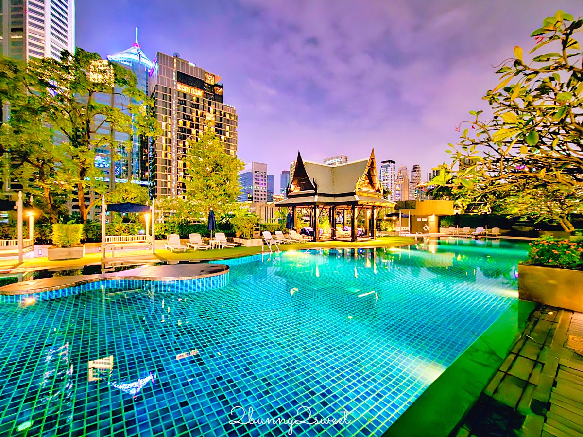【The Athenee Hotel】曼谷BTS Ploenchit 站最優雅五星飯店！房型舒適、絕美泳池像度假村 @兔兒毛毛姊妹花