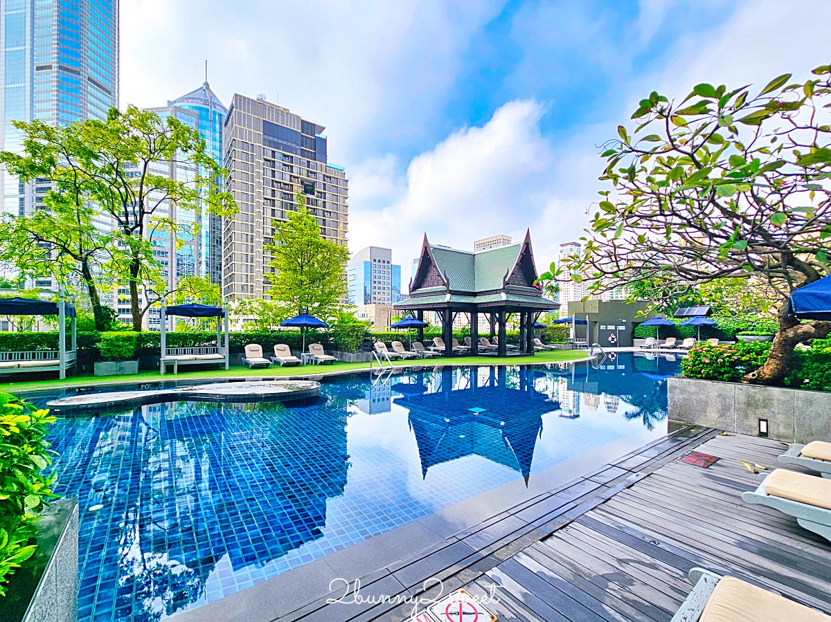 【The Athenee Hotel】曼谷BTS Ploenchit 站最優雅五星飯店！房型舒適、絕美泳池像度假村 @兔兒毛毛姊妹花