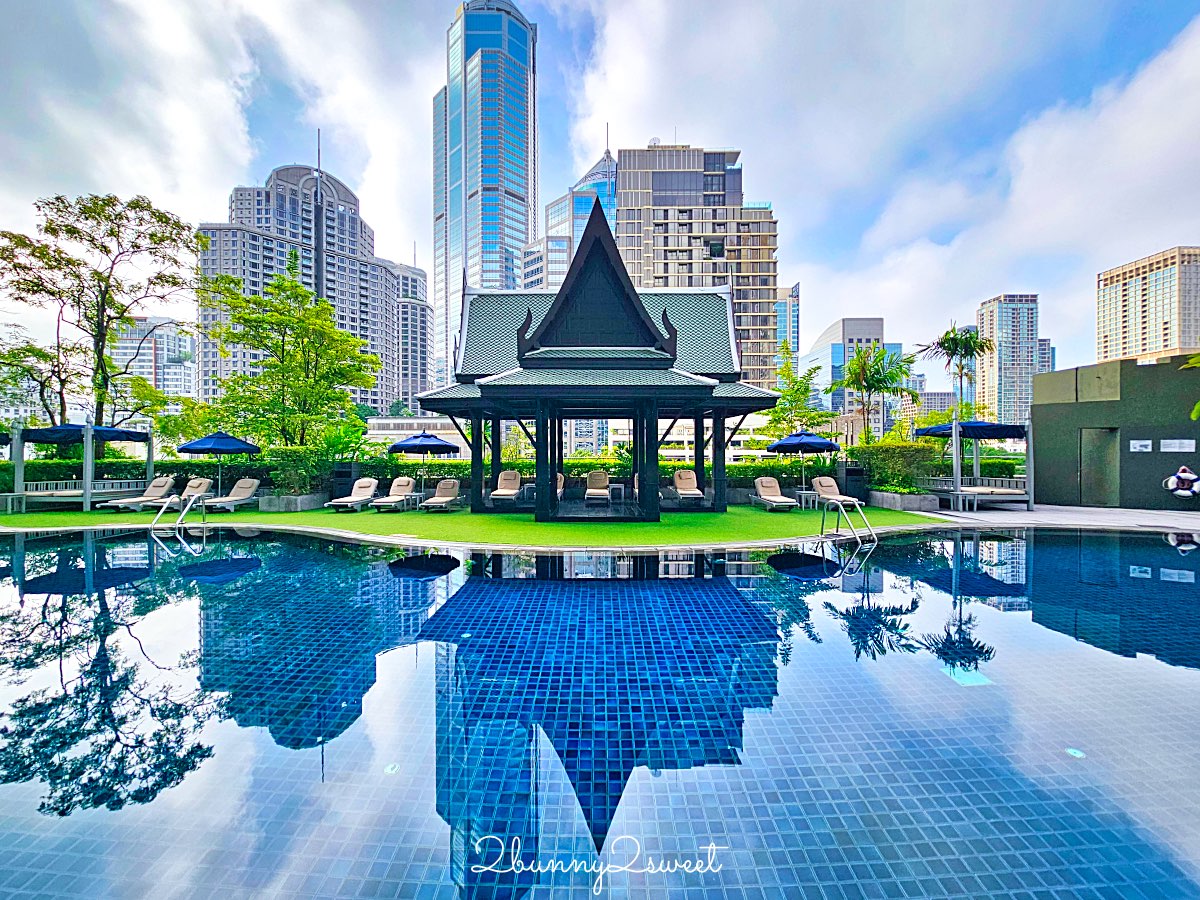 【The Athenee Hotel】曼谷BTS Ploenchit 站最優雅五星飯店！房型舒適、絕美泳池像度假村 @兔兒毛毛姊妹花