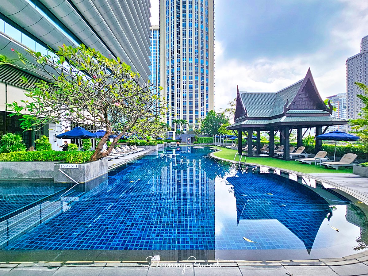 【The Athenee Hotel】曼谷BTS Ploenchit 站最優雅五星飯店！房型舒適、絕美泳池像度假村 @兔兒毛毛姊妹花