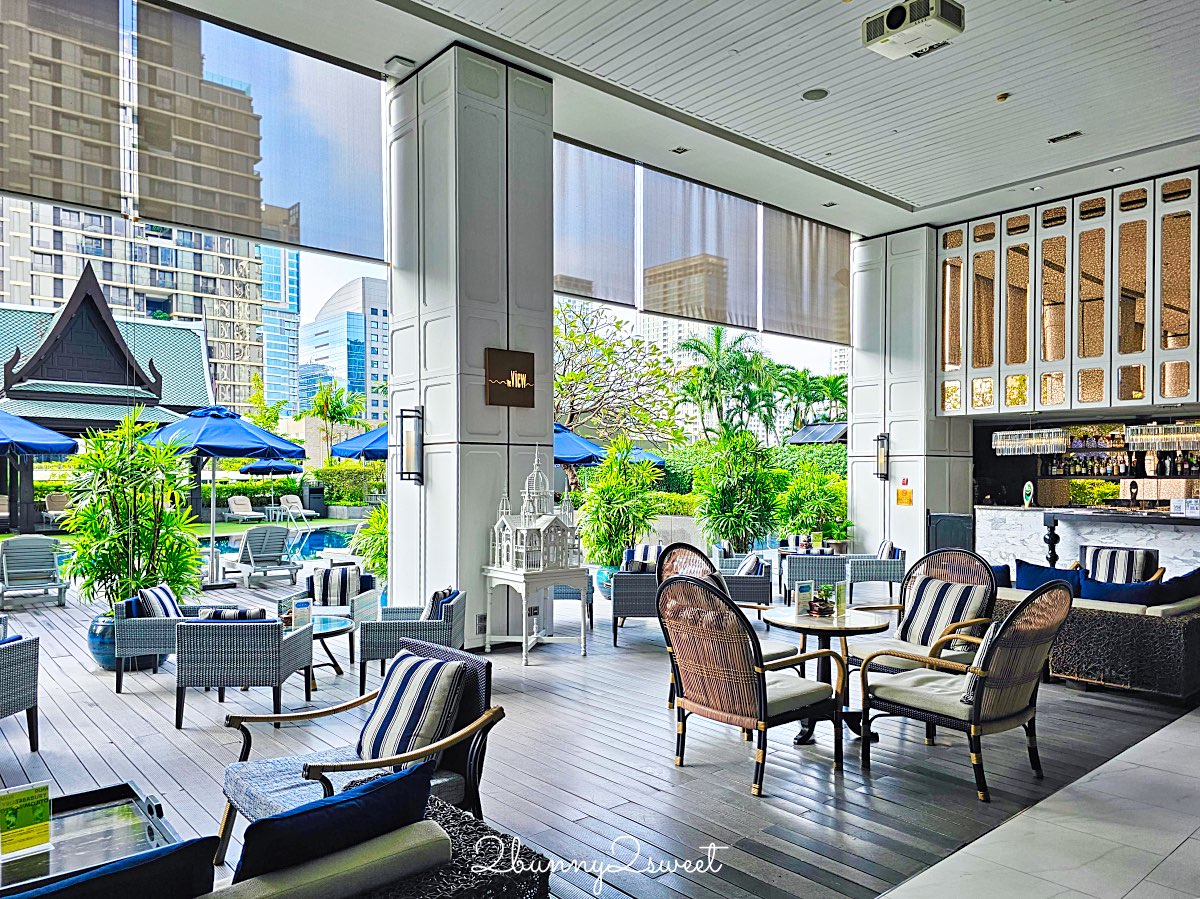 【The Athenee Hotel】曼谷BTS Ploenchit 站最優雅五星飯店！房型舒適、絕美泳池像度假村 @兔兒毛毛姊妹花