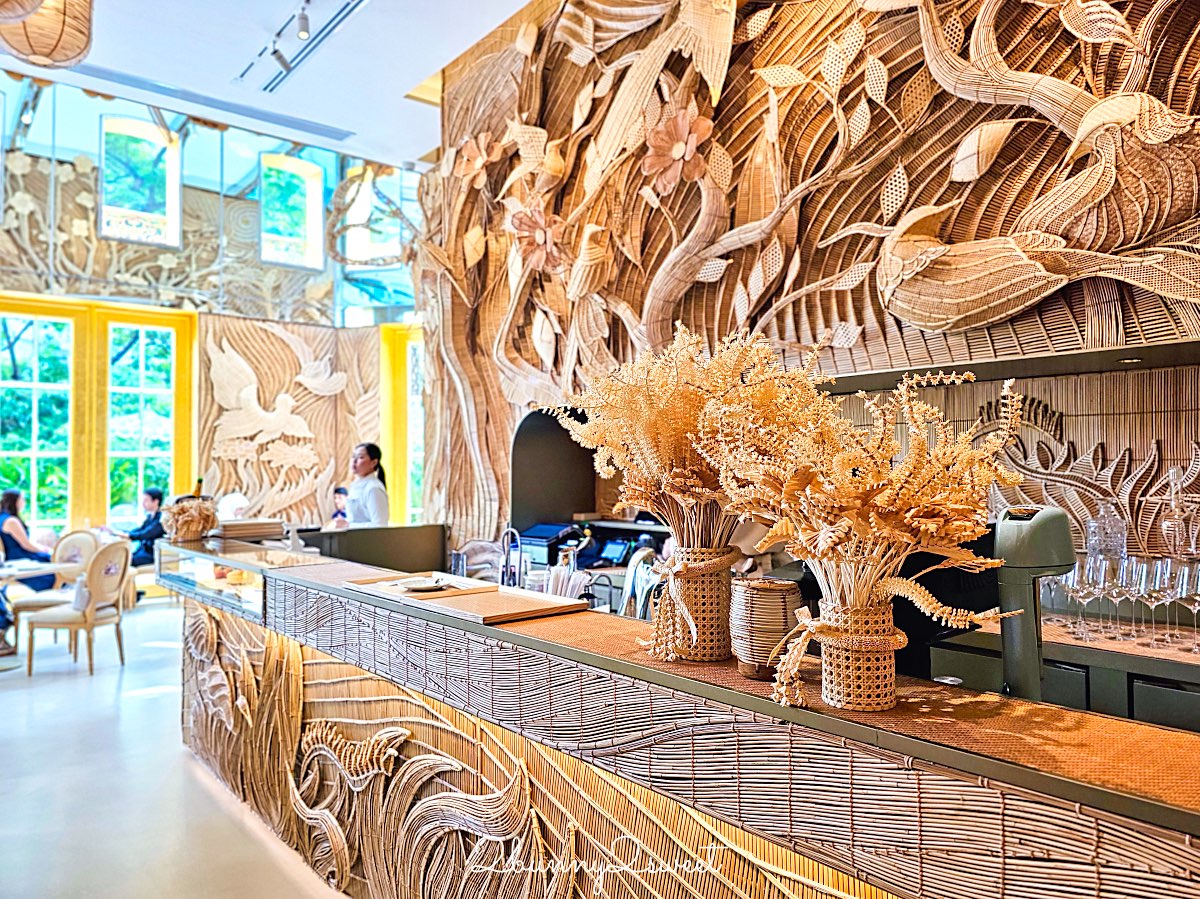 曼谷迪奧咖啡【 Dior Gold House &#038; Café Dior】夢幻藤編咖啡廳必點餐點與訂位攻略 @兔兒毛毛姊妹花