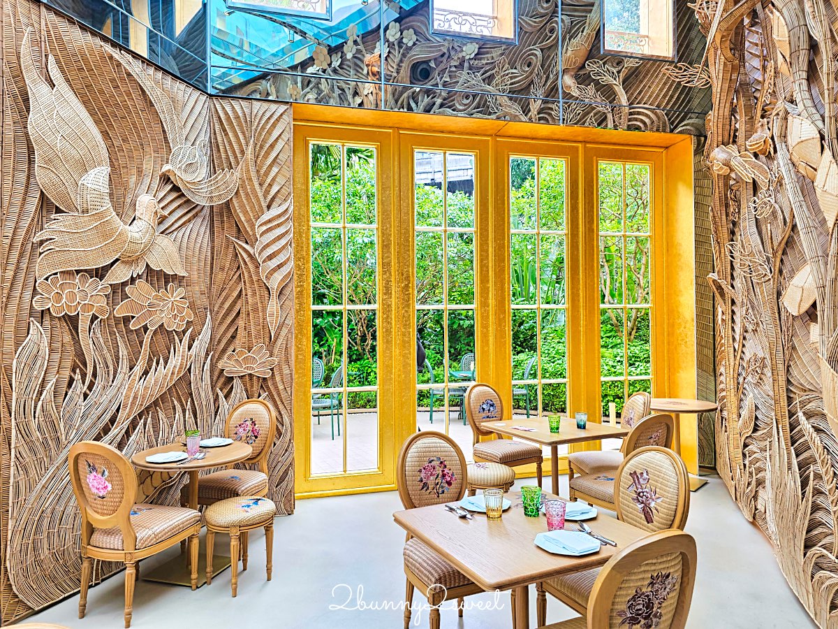 曼谷迪奧咖啡【 Dior Gold House &#038; Café Dior】夢幻藤編咖啡廳必點餐點與訂位攻略 @兔兒毛毛姊妹花