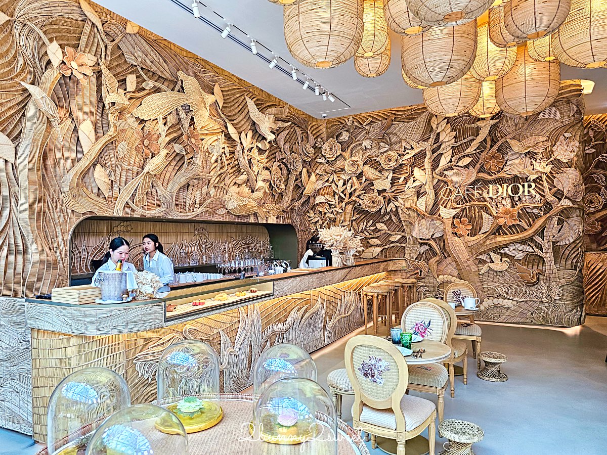 曼谷迪奧咖啡【 Dior Gold House &#038; Café Dior】夢幻藤編咖啡廳必點餐點與訂位攻略 @兔兒毛毛姊妹花