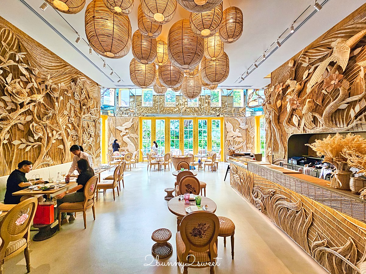 曼谷迪奧咖啡【 Dior Gold House &#038; Café Dior】夢幻藤編咖啡廳必點餐點與訂位攻略 @兔兒毛毛姊妹花