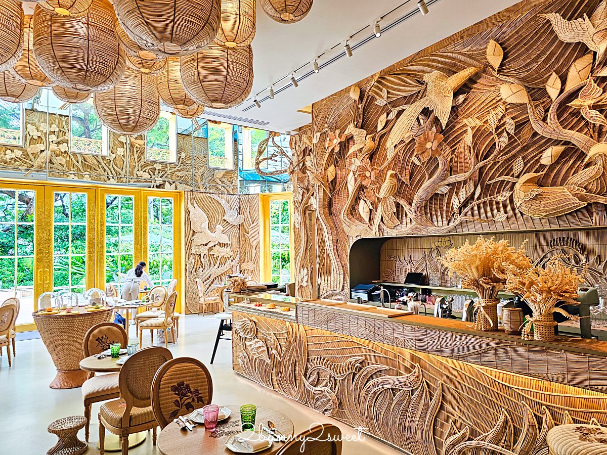 曼谷迪奧咖啡【 Dior Gold House &#038; Café Dior】夢幻藤編咖啡廳必點餐點與訂位攻略 @兔兒毛毛姊妹花