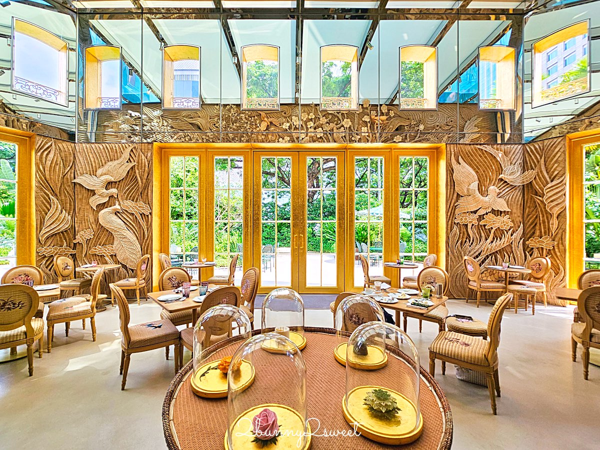 曼谷迪奧咖啡【 Dior Gold House &#038; Café Dior】夢幻藤編咖啡廳必點餐點與訂位攻略 @兔兒毛毛姊妹花