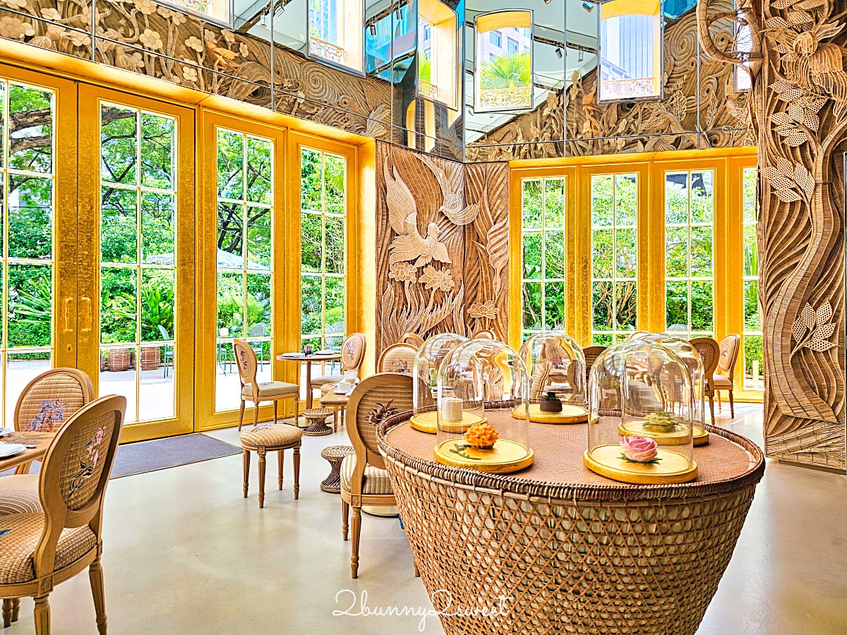 曼谷迪奧咖啡【 Dior Gold House &#038; Café Dior】夢幻藤編咖啡廳必點餐點與訂位攻略 @兔兒毛毛姊妹花