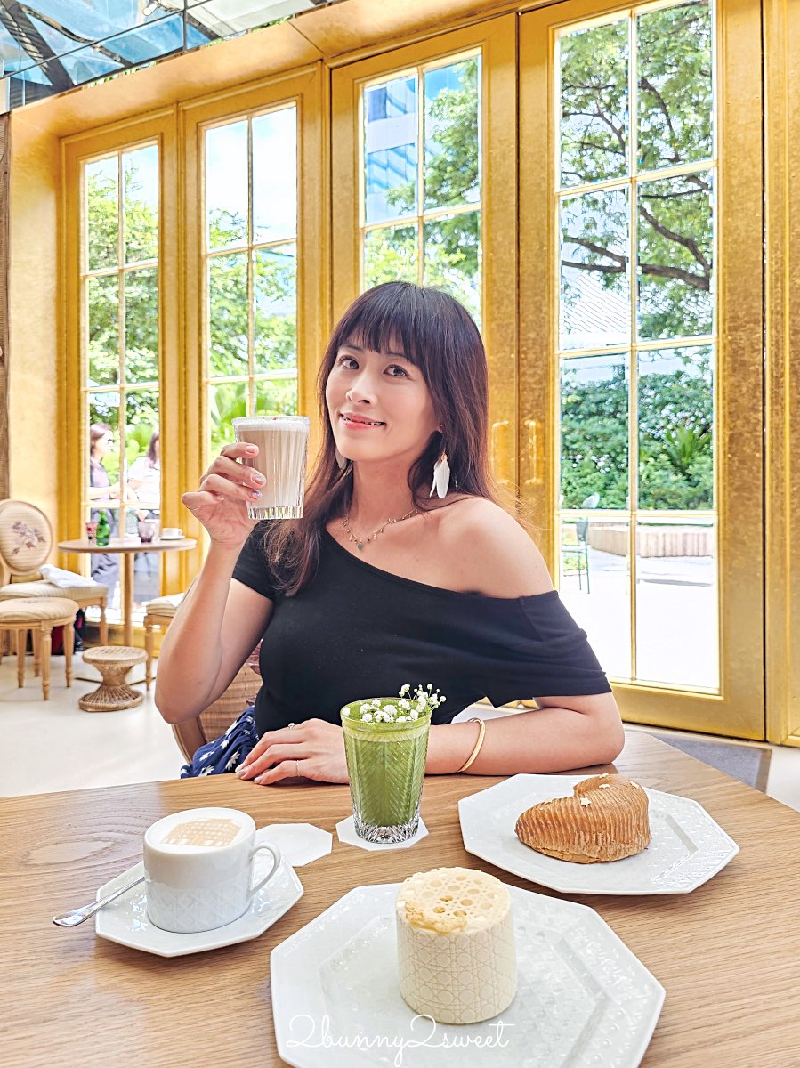 曼谷迪奧咖啡【 Dior Gold House &#038; Café Dior】夢幻藤編咖啡廳必點餐點與訂位攻略 @兔兒毛毛姊妹花