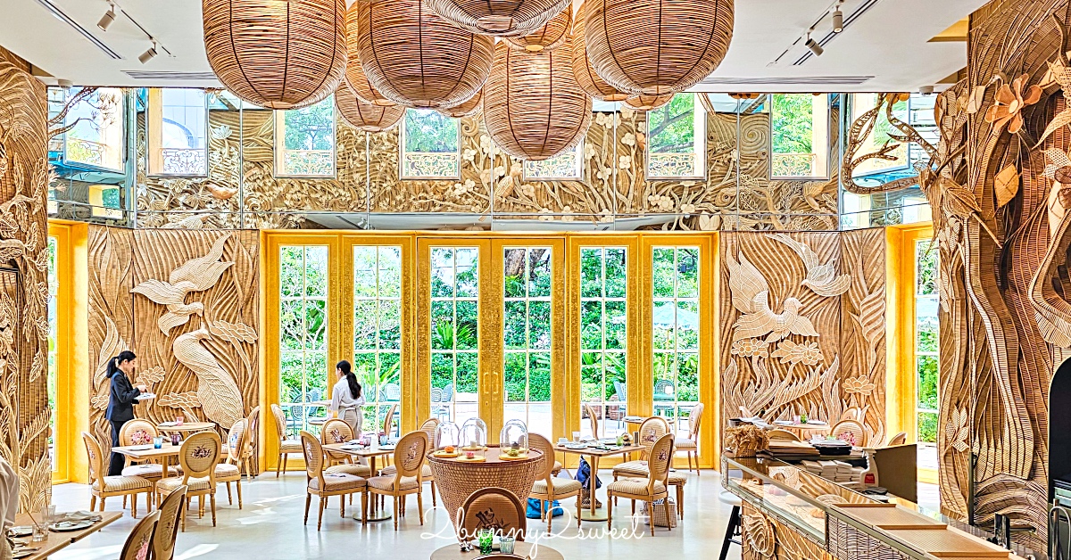 曼谷迪奧咖啡【 Dior Gold House &#038; Café Dior】夢幻藤編咖啡廳必點餐點與訂位攻略 @兔兒毛毛姊妹花