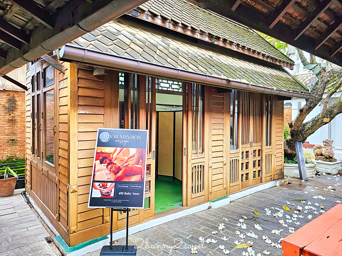 清邁住宿【Lunar Mansion Hotel 月府酒店】中式庭園建築、按摩館、紅寶石中餐廳與 NHOD 咖啡廳一次擁有 @兔兒毛毛姊妹花