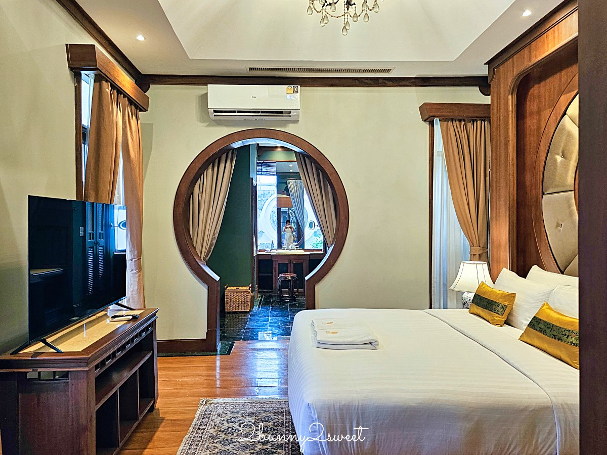 清邁住宿【Lunar Mansion Hotel 月府酒店】中式庭園建築、按摩館、紅寶石中餐廳與 NHOD 咖啡廳一次擁有 @兔兒毛毛姊妹花