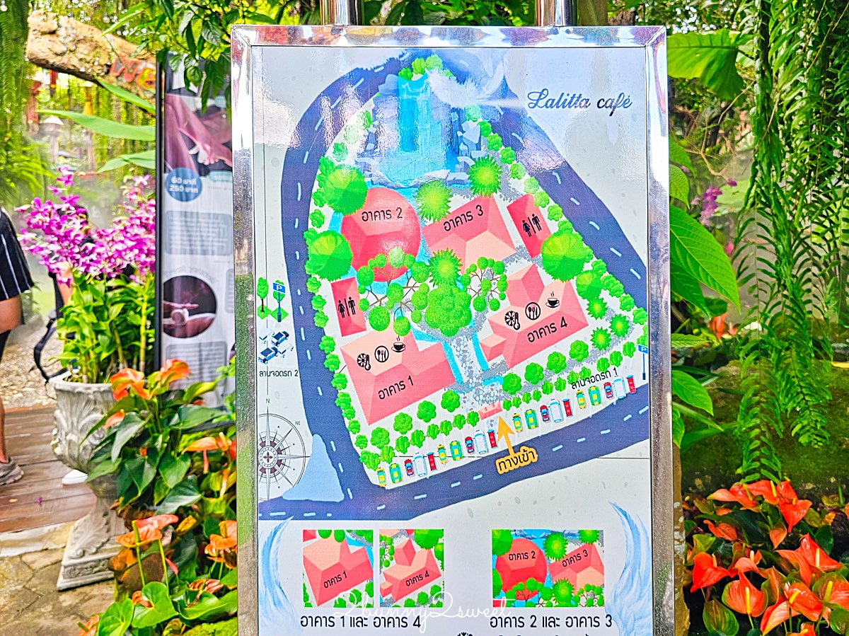 【Lalitta Café】泰北清萊超浮誇仙境咖啡廳！瀑布、雲霧、紙傘步道超好拍 @兔兒毛毛姊妹花