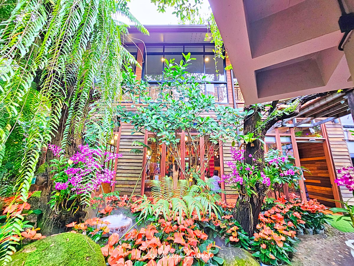 【Lalitta Café】泰北清萊超浮誇仙境咖啡廳！瀑布、雲霧、紙傘步道超好拍 @兔兒毛毛姊妹花