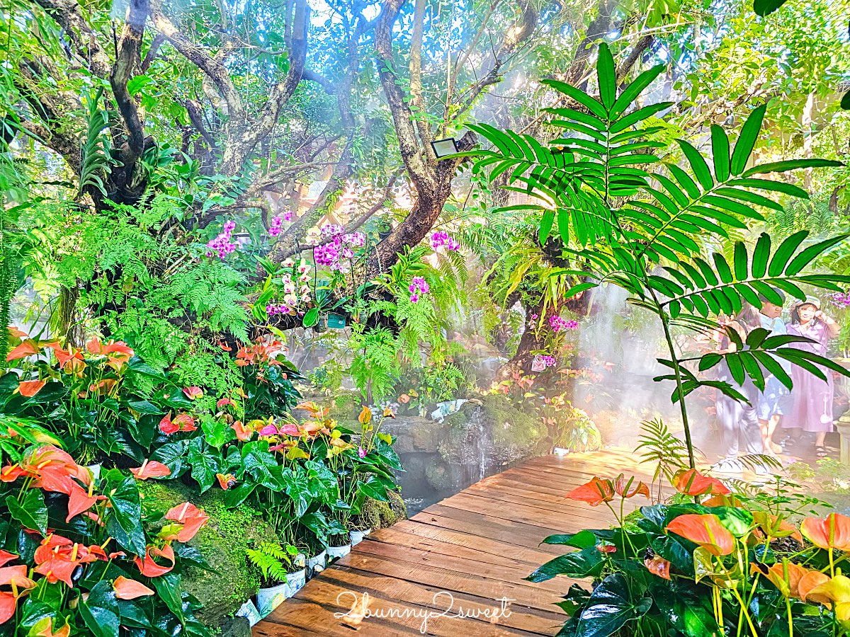 【Lalitta Café】泰北清萊超浮誇仙境咖啡廳！瀑布、雲霧、紙傘步道超好拍 @兔兒毛毛姊妹花