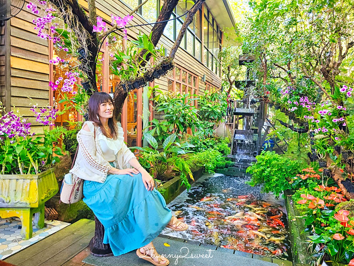 【Lalitta Café】泰北清萊超浮誇仙境咖啡廳！瀑布、雲霧、紙傘步道超好拍 @兔兒毛毛姊妹花