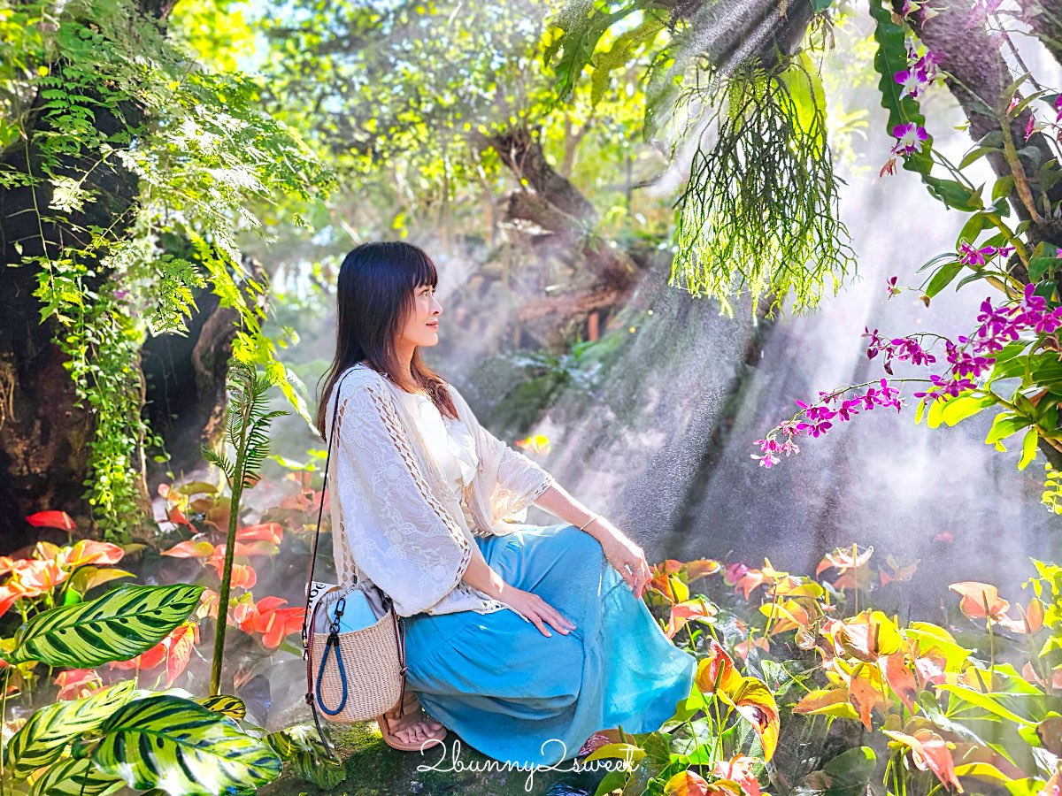 【Lalitta Café】泰北清萊超浮誇仙境咖啡廳！瀑布、雲霧、紙傘步道超好拍 @兔兒毛毛姊妹花