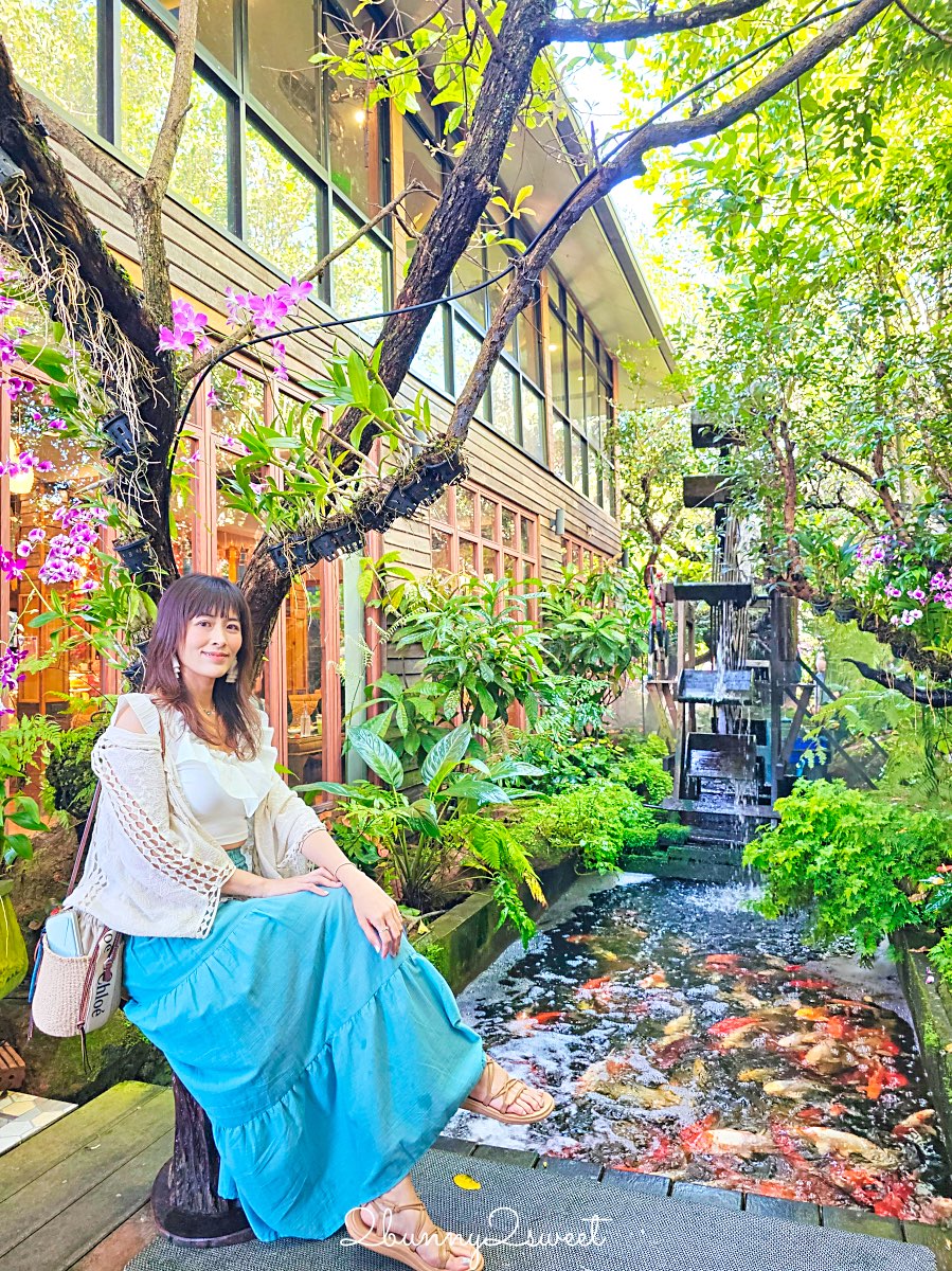 【Lalitta Café】泰北清萊超浮誇仙境咖啡廳！瀑布、雲霧、紙傘步道超好拍 @兔兒毛毛姊妹花