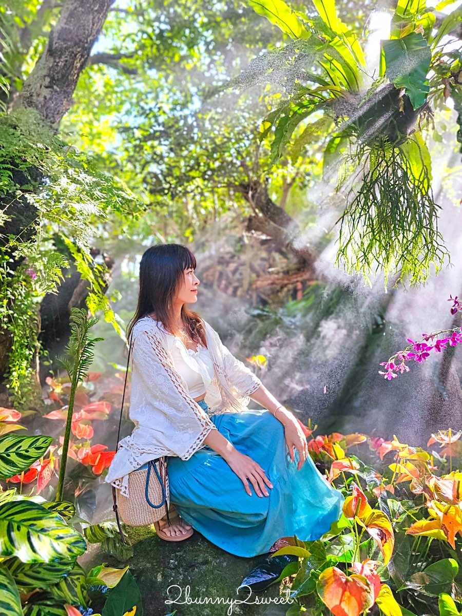 【Lalitta Café】泰北清萊超浮誇仙境咖啡廳！瀑布、雲霧、紙傘步道超好拍 @兔兒毛毛姊妹花