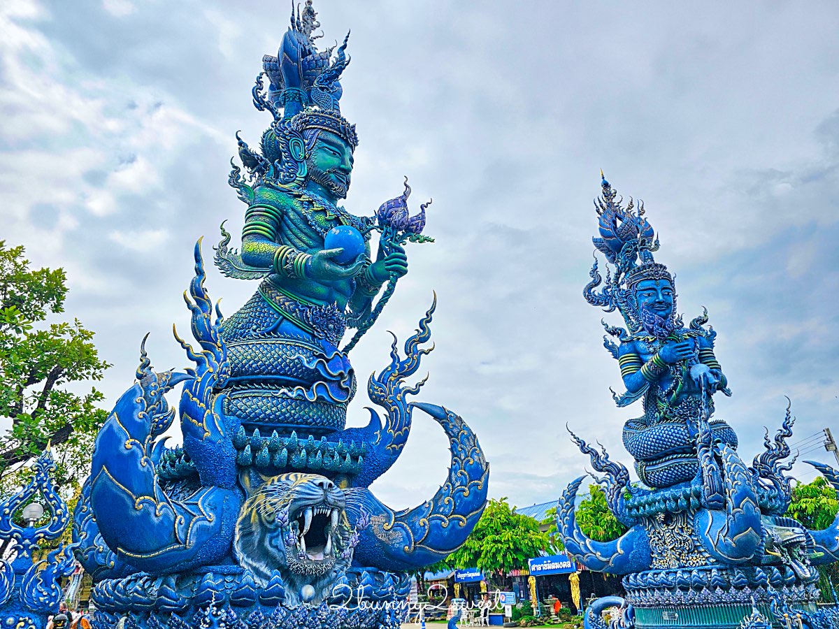 【清萊一日遊】白廟、藍廟、黑屋、長頸族園區一次玩！經典六大景點、交通、路線全整理 @兔兒毛毛姊妹花