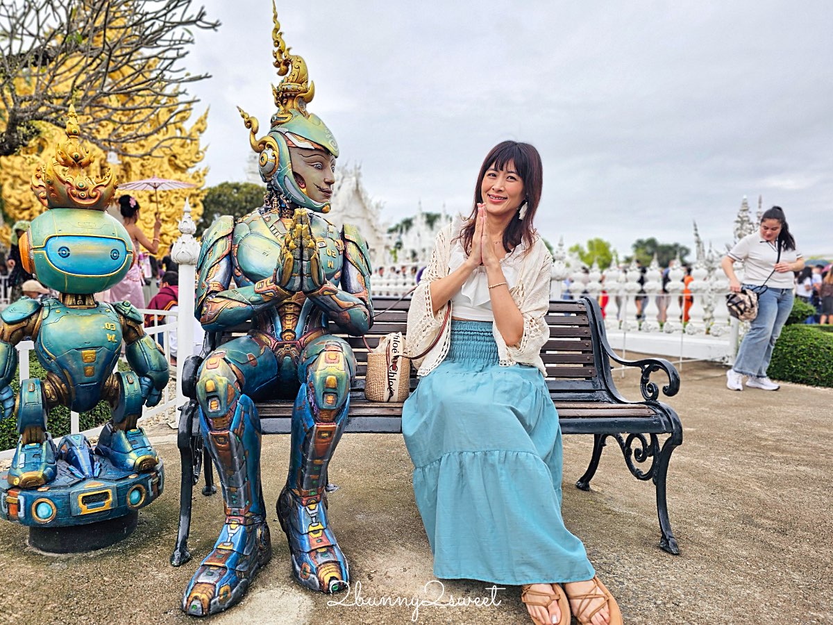 【清萊一日遊】白廟、藍廟、黑屋、長頸族園區一次玩！經典六大景點、交通、路線全整理 @兔兒毛毛姊妹花
