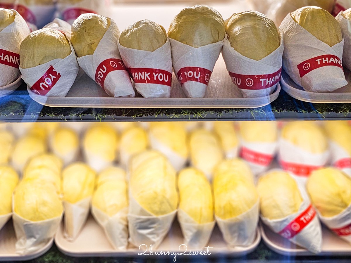 清邁美食【Homm Wan Durian Cafe】尼曼一號最夯榴槤甜品店！榴槤控必吃刨冰、榴槤糯米飯 @兔兒毛毛姊妹花