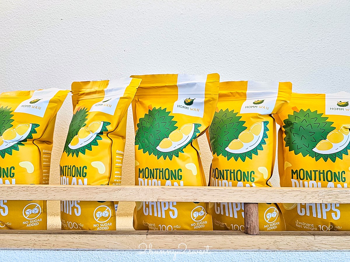 清邁美食【Homm Wan Durian Cafe】尼曼一號最夯榴槤甜品店！榴槤控必吃刨冰、榴槤糯米飯 @兔兒毛毛姊妹花