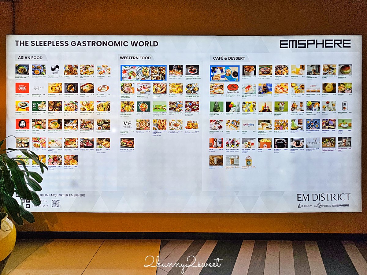 曼谷購物地標【EmSphere】全攻略：商場必逛亮點、品牌樓層介紹、交通方式懶人包 @兔兒毛毛姊妹花