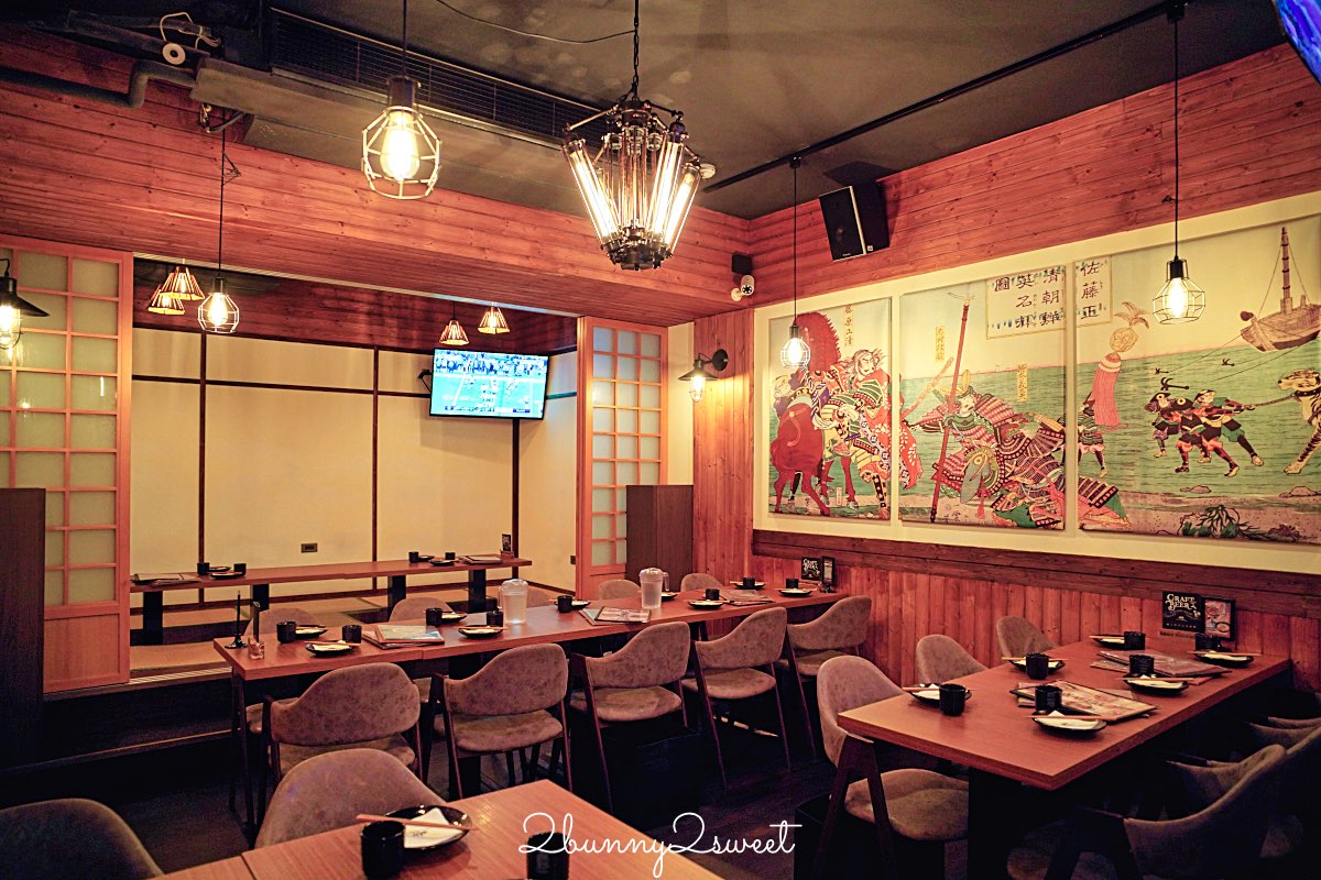 【ABV日式居酒館林口長庚店】林口長庚聚餐必吃居酒屋，稻草燒刺身 × 精釀啤酒300款！ @兔兒毛毛姊妹花