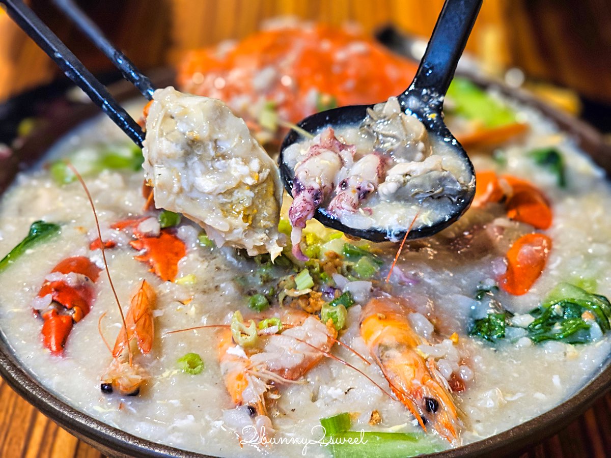 【金山大碗螃蟹】金山老街必吃海鮮大碗料理！澎湃海味、現煮熱騰騰｜金山美食推薦 @兔兒毛毛姊妹花