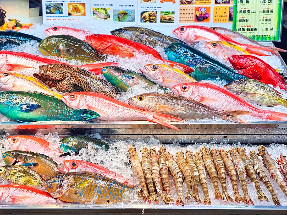第一牧志公設市場｜沖繩「那霸的廚房」完整攻略：必吃海鮮、代客料理費用、交通指南 @兔兒毛毛姊妹花