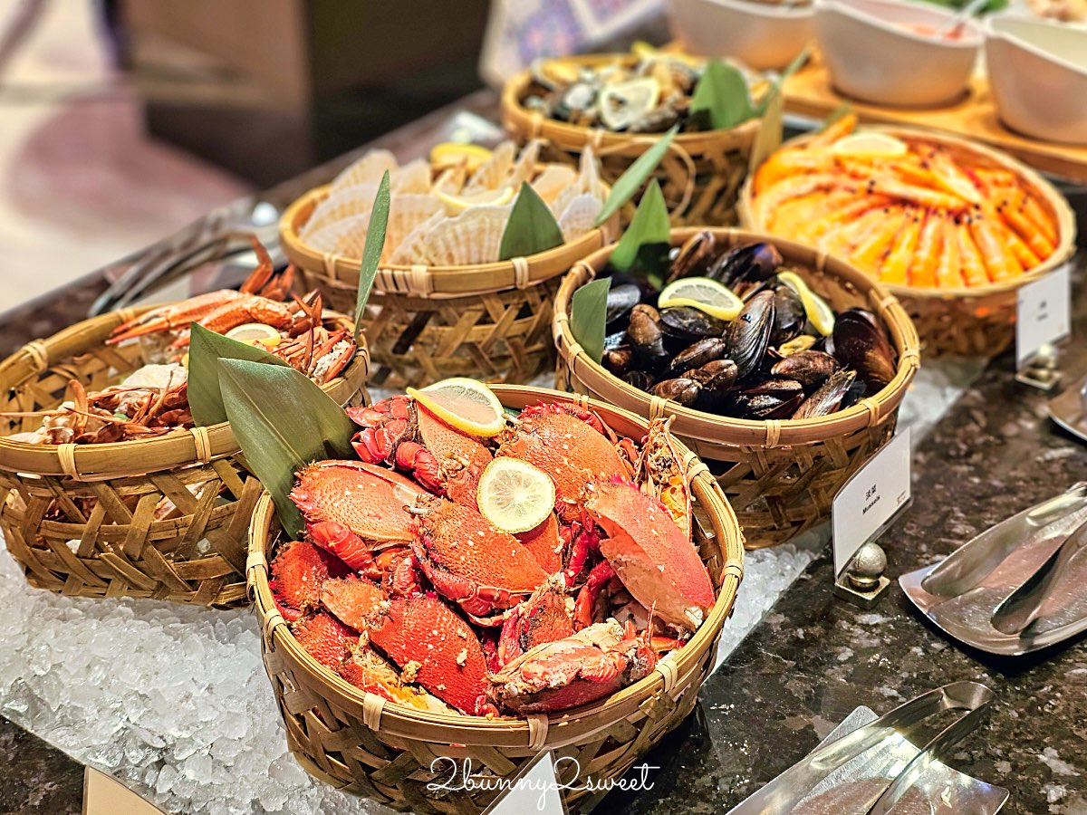 【Garden Kitchen】台北萬豪酒店自助餐開箱：高質感海鮮、現切牛排、精緻沙拉吧一次吃到飽 @兔兒毛毛姊妹花