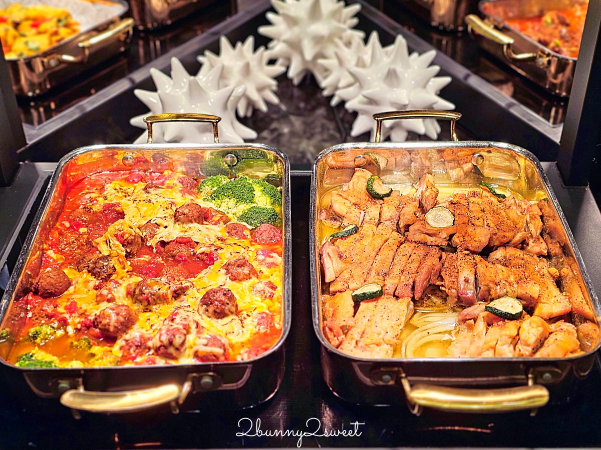 【Garden Kitchen】台北萬豪酒店自助餐開箱：高質感海鮮、現切牛排、精緻沙拉吧一次吃到飽 @兔兒毛毛姊妹花